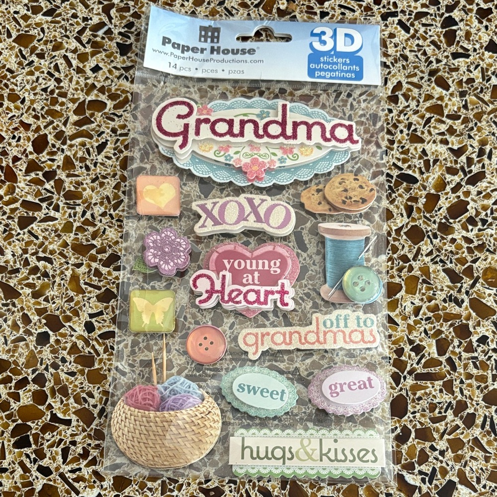 🟢 Paper House Productions Grandma - 3D Sticker